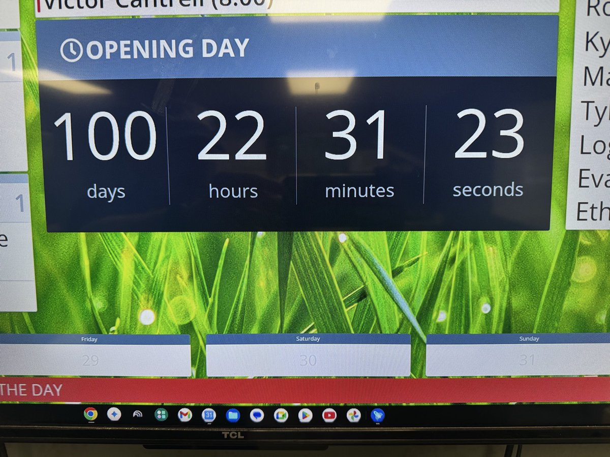 hollytreecc's tweet photo. Days until golf at Holly Tree CC. https://t.co/dxX85jNdEI