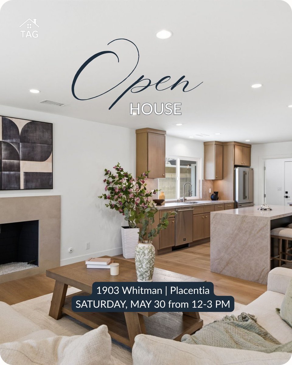 AaronsonGroup's tweet photo. New price + Open House this Saturday.  
1930 Whitman Dr, Placentia 

Now $1,400,000 
4 bed | 2.5 bath | 2,065 sq ft 

Open House: Sat May 30, 12-3 PM  

https://t.co/Mi3PWfh14p  

Kevin Aaronson BRE#01259966
Call: 949-388-5194 Email: info@previewochomes.com
#kwlaguna https://t.co/7esmIqYFmM