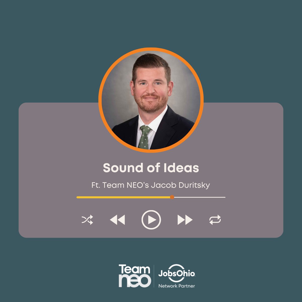 TeamNEO's tweet photo. Check out Ideastream's Sound of Ideas podcast featuring Team NEO's Jacob Duritsky, Vice President, Strategy, Research and Talent: Building Northeast Ohio's workforce.

Listen here: https://t.co/p1e8pJmr5Q

#NortheastOhioRegion #NEOhio #EconDev #TeamNEO #VibrantEconomy #EconomicVibrancy #VEI