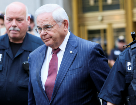 QualityLearing_'s tweet photo. Bob Menendez went to prison for corruption in 2025 without stealing a single dollar from taxpayers. 

Why is @IlhanMN still in Congress amid massive fraud scandals involving hundreds of millions in stolen taxpayer funds from programs in her district? https://t.co/ufcwAt4bBm