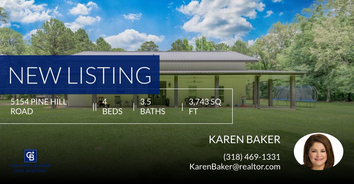 BakerRealtor's tweet photo. 📍 New Listing 📍 Take a look at this fantastic new property that just hit the market located at 5154 Pine Hill Road in Shreveport. Reach out here or at (318) 469-1331 for more information!

Listed by Rebecca Stevens https://t.co/UPiBmBjELq https://t.co/Kmb0Pk2JEK