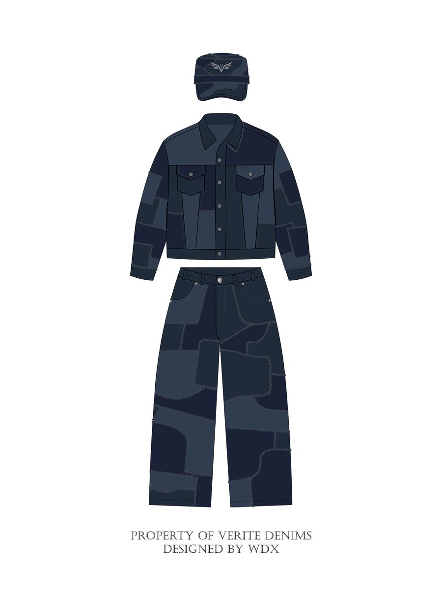 WDXArchive's tweet photo. Inter patched 2 piece denim design for Verite Denims by WDX. https://t.co/9CvzgIwx3m