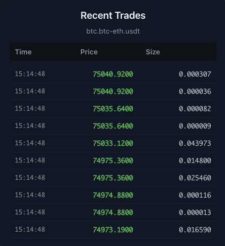 eridanus_dev's tweet photo. order book go brrr https://t.co/joLX3I9T5f