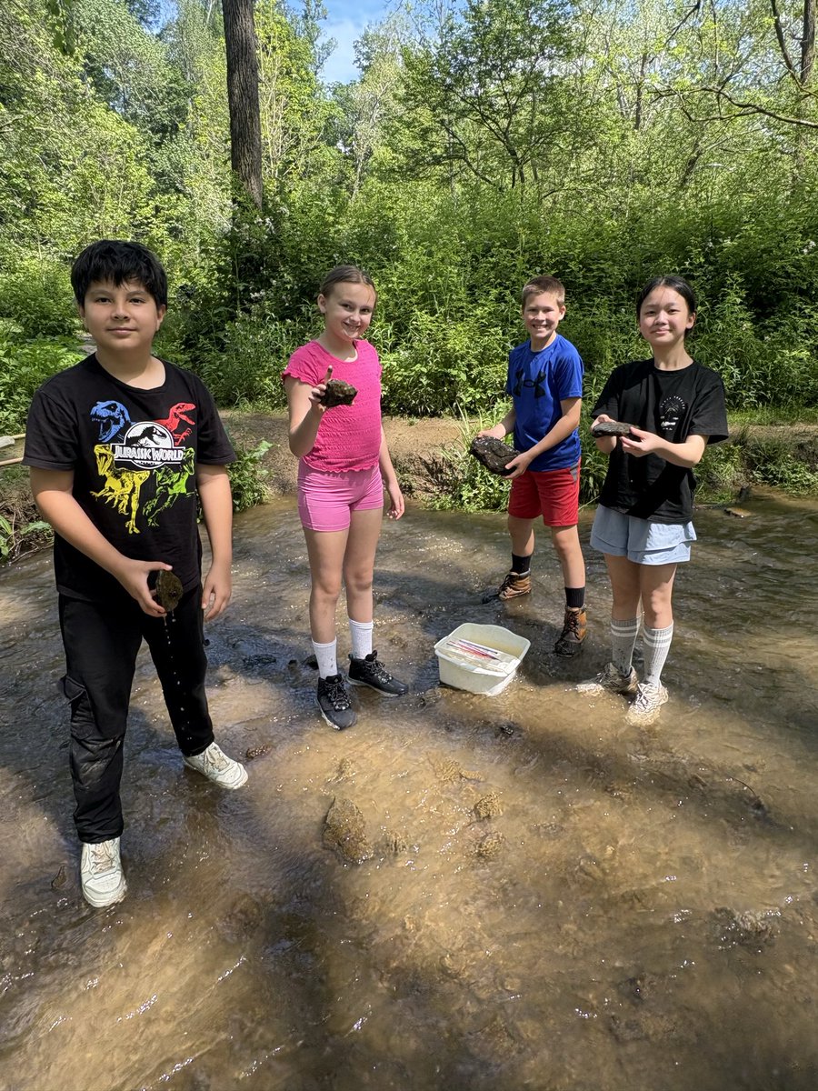 ODSTeacherCFerg's tweet photo. Is Bear Branch a healthy stream? #ODSChangeTheWorld https://t.co/3RuY7dK8Ie