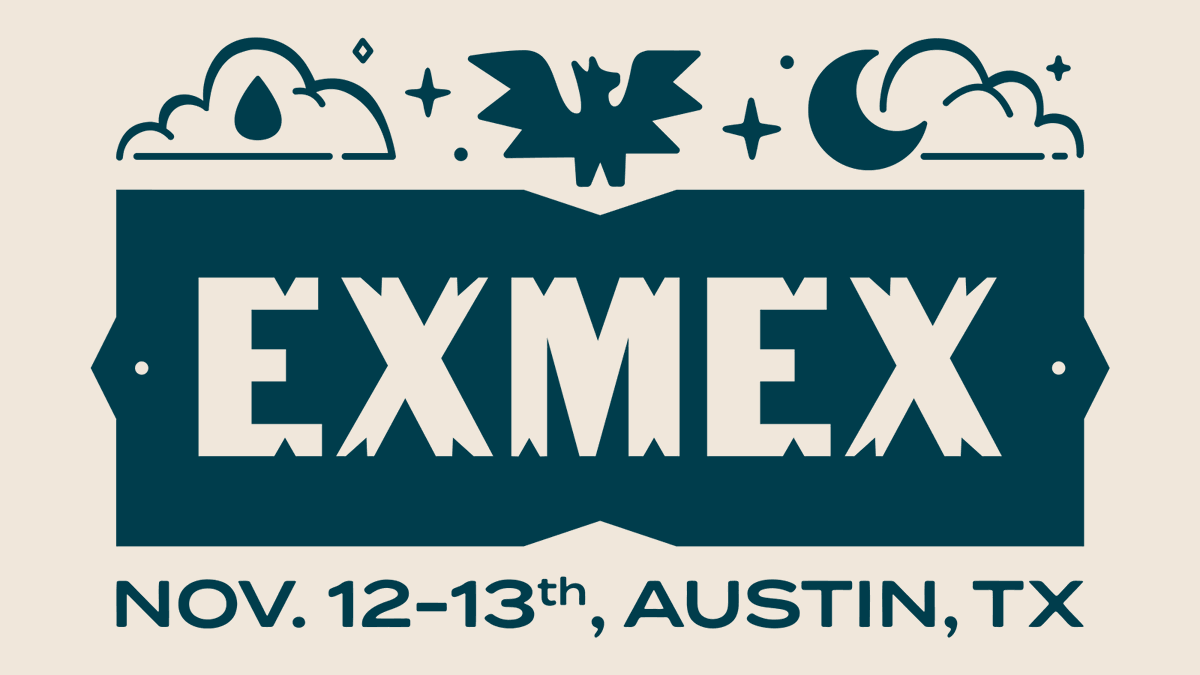 ExMexConf's tweet photo. ExMex Conf returns to Austin, TX on November 12th &amp; 13th, 2026.

A few updates as we kick things off:
• CFP opens in 1 week
• Sponsor opportunities are now available

Get ready. We can’t wait to share what we’ve been working on.

https://t.co/9lbMC4caTr https://t.co/poNIcDPpNy