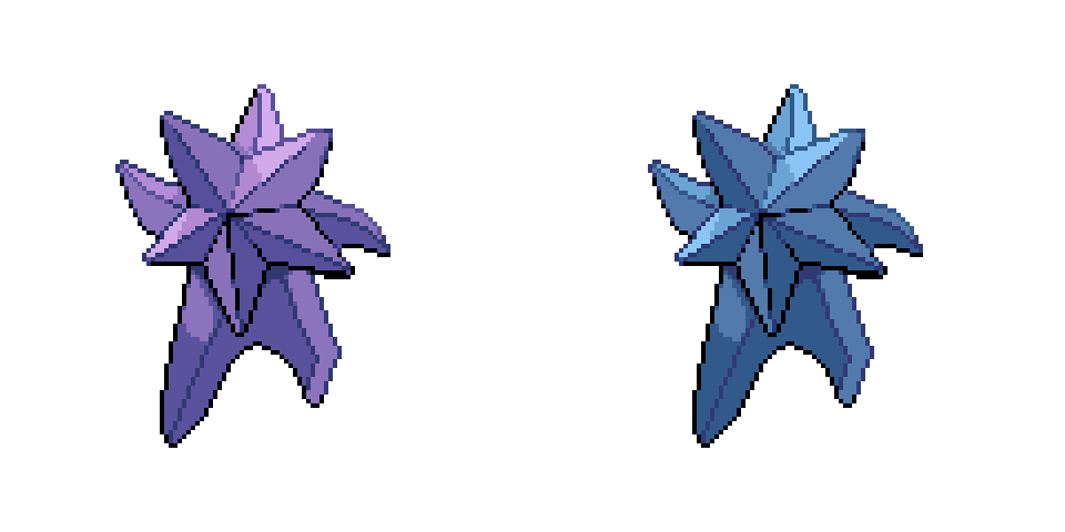 ThePuppetPlays1's tweet photo. Made some new sprites for Mega Starmie!

Please give credit if used 🙏 
https://t.co/7lvDpvy1Ms https://t.co/hHjL4SpIMs