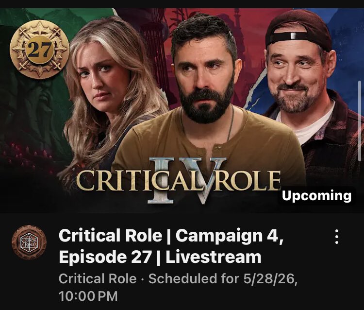 _twinklestarss's tweet photo. Thumbnail for tomorrows episode! #criticalrole https://t.co/RvT6TPdC6e