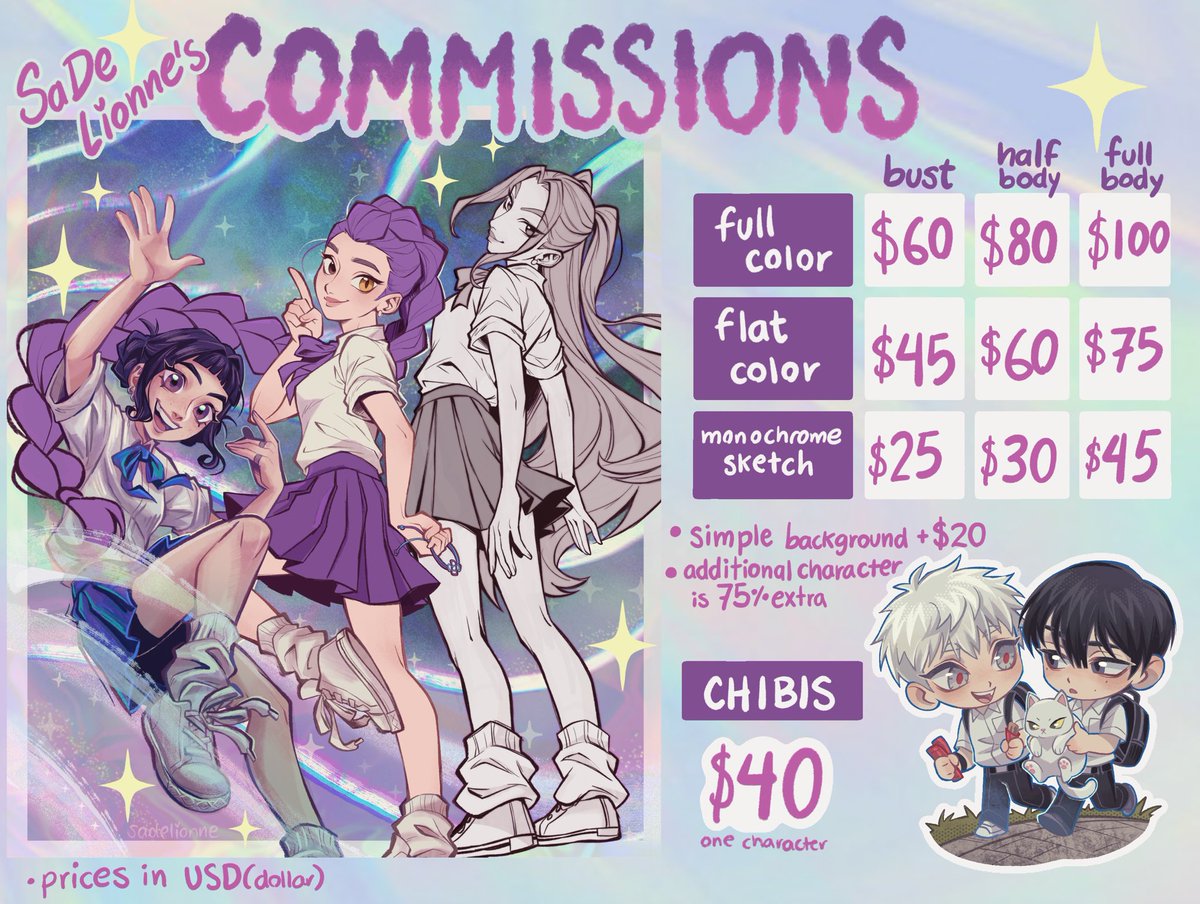SaDeLionne 🦇 COMMISSIONS OPEN tweet media