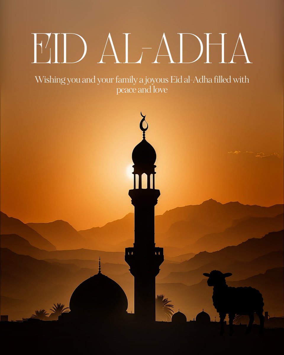 HTDCNYDems's tweet photo. Wishing you and your family a joyous Eid al-Adha filled with peace and love https://t.co/Kwb68xVctT