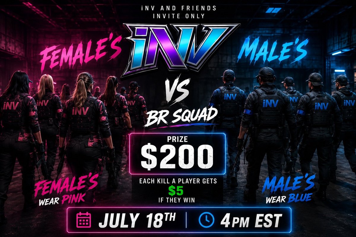 iNVesports2026's tweet photo. iNV invitationals! iNV org member must be captains— reach out them if you are interested and see if they have a spot on a team for you ❤️‍🔥

Dm us on TikTok for more details @ official.inv.esports

#iNV #fortnite #tournament https://t.co/h8O6UQdYYv