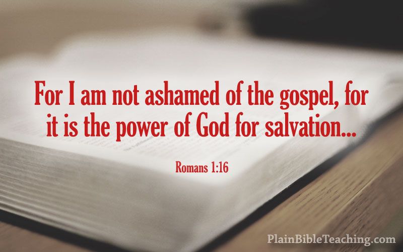 andysochor's tweet photo. Not Ashamed of the Gospel https://t.co/0ijg7N5YCx via @plainbibleteach https://t.co/qZAUTyg1I1