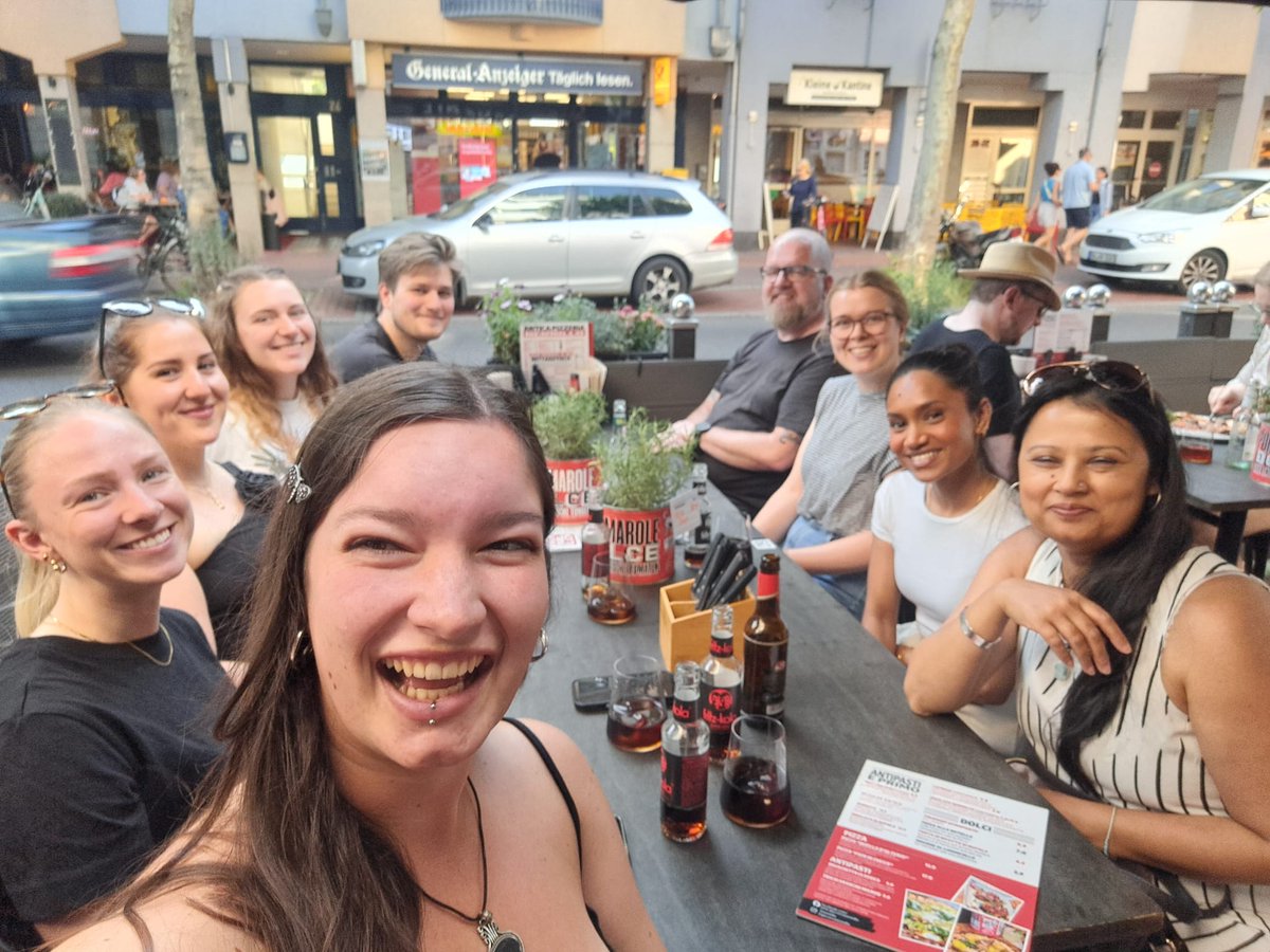 MBStope's tweet photo. The Division for Physical Plasma Medicine is officially taking a short break to celebrate the first beautiful summer days by the Rhine — good company, pizza, sunshine, and team spirit included ☀️🍕🌿 https://t.co/sv8X7tV0Y0