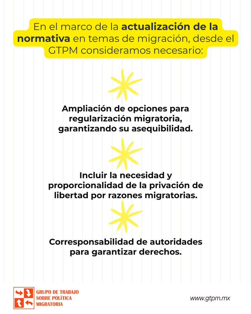 GTPM_MX's tweet photo. Esta semana se cumplen 14 años desde la promulgación de la Ley de Migración en México y después de 132 iniciativas presentadas por la actual Legislatura, el reto sigue siendo el mismo: construir una política migratoria con derechos humanos, inclusión y dignidad. https://t.co/xxTy5PtAxT