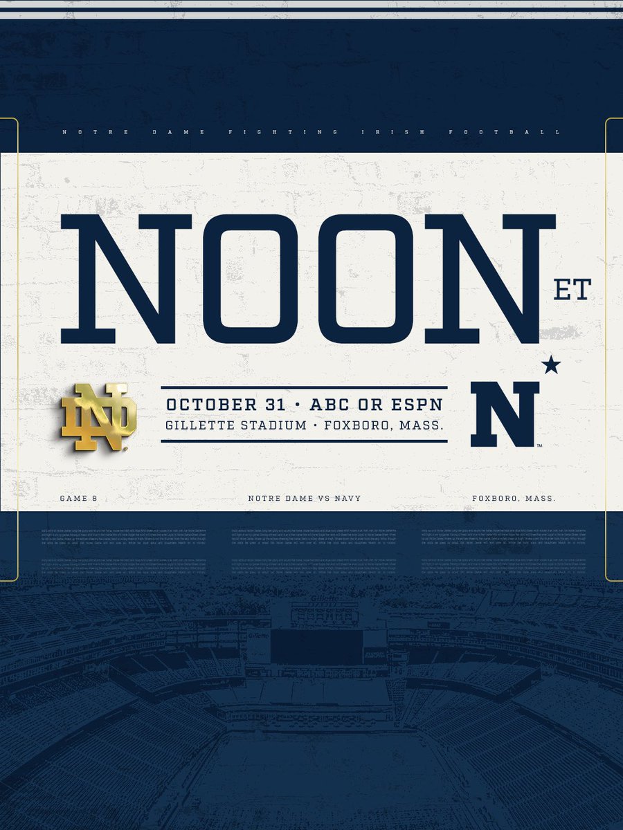 Notre Dame Football tweet media
