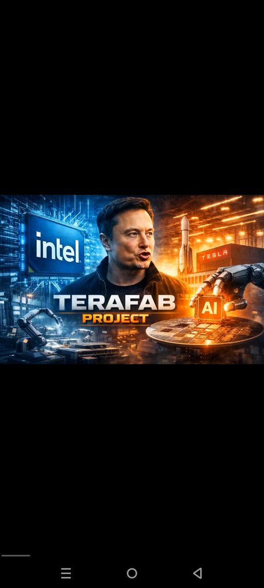 a3g_nexus's tweet photo. Most people still think the AI revolution is only about software.

But the real battle is infrastructure.

The future will depend on who controls the compute power, advanced chips, robotics, automated factories, and energy systems needed to scale AI globally.

That’s why companies like @Tesla, @xAI, and @SpaceX keep pushing deeper into hardware, engineering, and large-scale systems.

AI is becoming physical.

And that’s why narratives like @TeraFabXi are starting to get attention.

The idea is simple:
position early around where technology and culture are moving before the crowd fully realizes it.

$TERAFAB