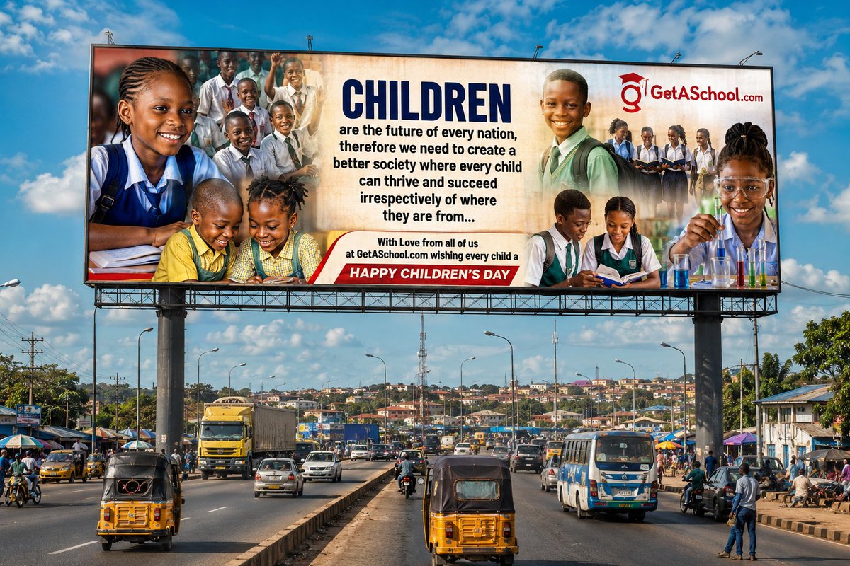 GetASchoolcom's tweet photo. HAPPY CHILDREN'S DAY 
To the hope of any nation's future,
We will make the world a better place for you💕

from all of us at https://t.co/pWnQIvxRDt 💯
#children #Education #childrensday2026 #fypシ #trending https://t.co/mjxdmhHZBk
