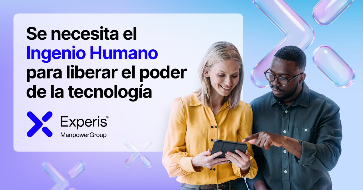 ExperisColombia's tweet photo. 💫 Detrás de cada avance tecnológico, hay algo más poderoso: las personas. Hoy evolucionamos, porque el crecimiento nace cuando el ingenio humano libera el verdadero potencial de la tecnología. La evolución no es solo digital, es humana. 💜 https://t.co/xeFsutxNtX