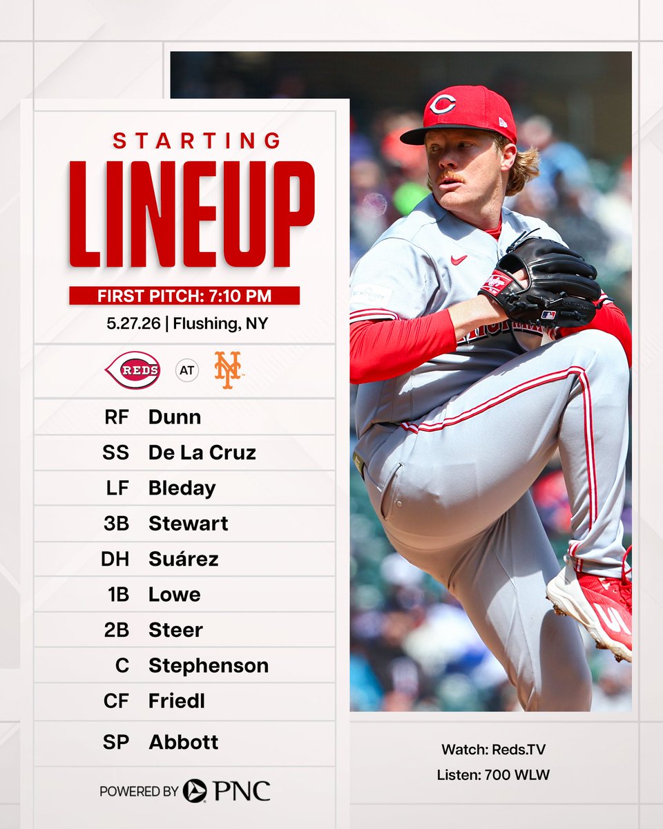 Cincinnati Reds tweet media