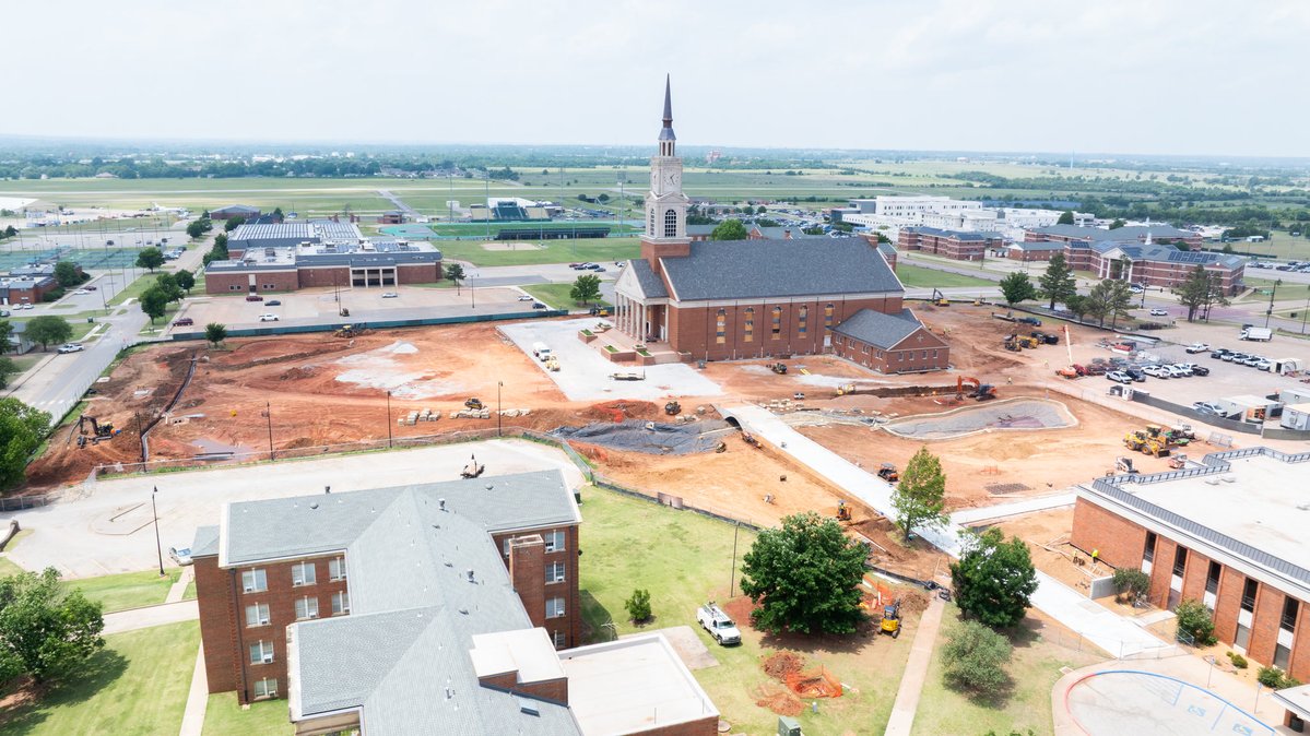 obunews's tweet photo. Thereโs a lot taking shape on Bison Hill.
Work continues at Raley Chapel and the Geiger Center, preparing spaces where students will worship, learn, gather and grow.
Thatโs the heart of Shape the Future.
https://t.co/JrvRe0mRJm
#ShapeTheFuture #OBU https://t.co/gEoZkEoHgQ