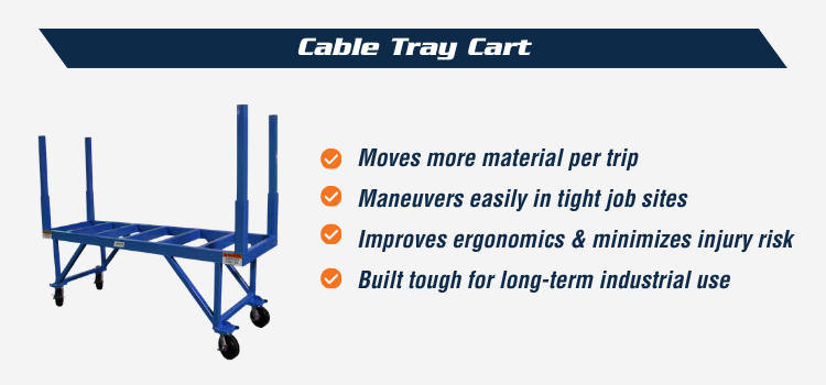BHSbuilt's tweet photo. Learn how a specialized electrical cable tray system can help you reduce injuries, improve efficiency, and keep installation projects on track: https://t.co/P2kIDHwZJ7 https://t.co/s3leqv8Wek