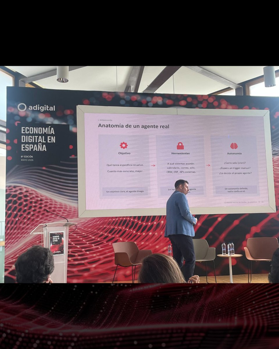 easycommercetec's tweet photo. Hoy estuvimos presentes en la presentación del Informe de Economía Digital en España 2026 de @adigital_org 🚀
Un dato clave: la economía digital ya representa el 27% del PIB español, con un impacto superior a 455.300 M€ 📈
#EconomíaDigital #IA #Innovación #TransformaciónDigital https://t.co/6vlSyawKzx