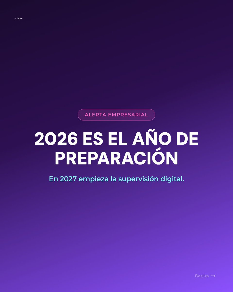 Galahrmx's tweet photo. 2026 es el año para prepararte. ⚠️

En 2027 empieza la supervisión digital laboral.

La STPS ya cruza información de:
📊 SAT
📊 IMSS
📊 INFONAVIT https://t.co/cBIzV6FP2i