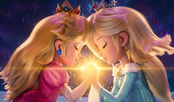GoNintendoTweet's tweet photo. Peach and Rosalina's reunion scene in The Super Mario Galaxy Movie was originally much shorter https://t.co/GsbOKj2qp2 https://t.co/cKVBTsnCMQ