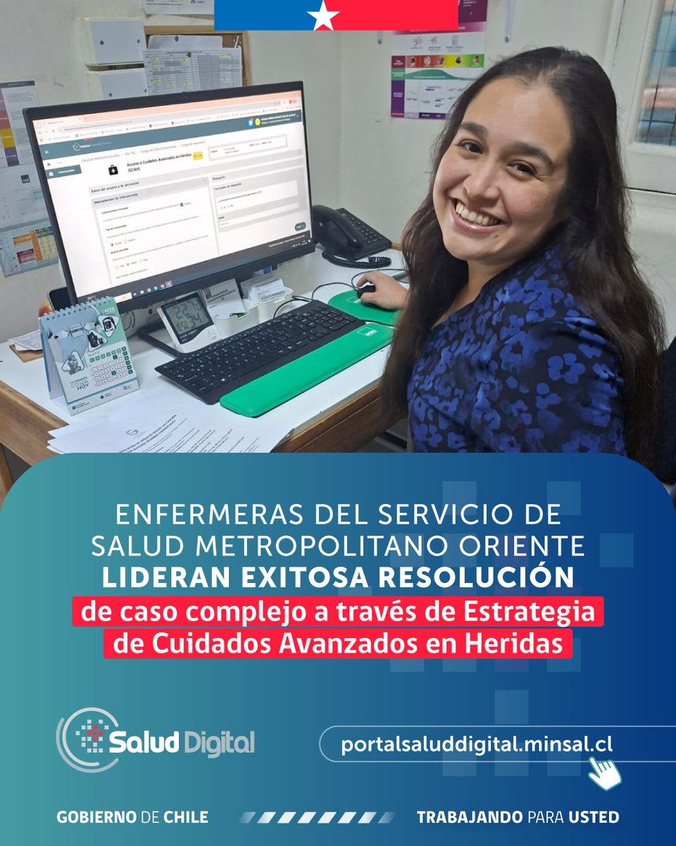 HospitalDigital's tweet photo. Desde enero, la estrategia ECAH ha permitido abordar casos complejos en la red @saludoriente mediante telemedicina. La recuperación de una usuaria del Padre Gerardo Whelan refleja el impacto del cuidado especializado y el trabajo colaborativo.

🔗 https://t.co/Gq9brUXweC https://t.co/pj9awaQfNv