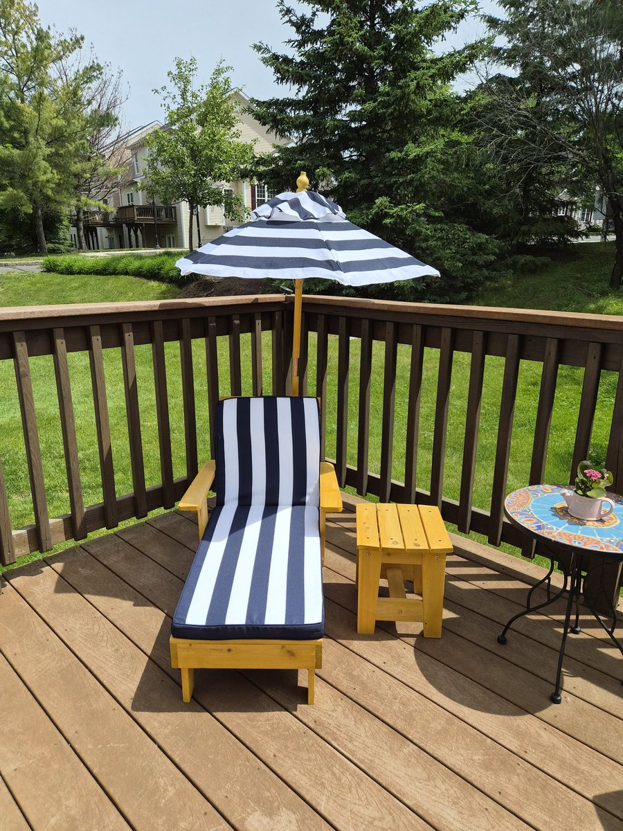 GroverTdog's tweet photo. So the question is, will I go on my new patio furniture, or will I just bark at it? 🤔🤣 https://t.co/7GLfGiFfkZ