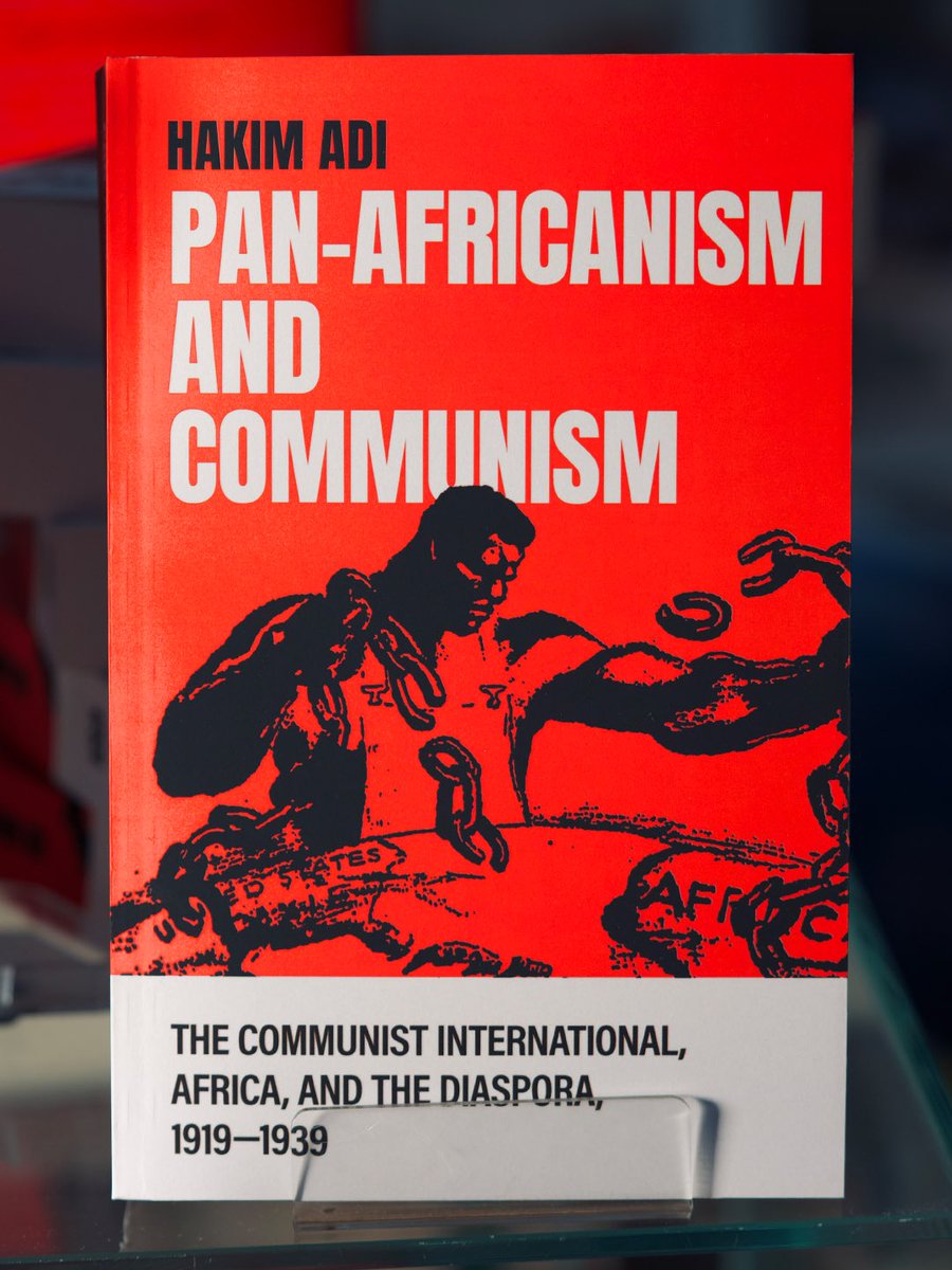 1804Books's tweet photo. 📕 OUT NOW: Pan-Africanism and Communism Available for Order or In-Store Pickup Today! 

We’re proud to announce a beautiful new edition of Pan-Africanism and Communism: The Communist International, Africa, and the Diaspora, 1919–1939 by Hakim Adi — available now for your shelves and your study.

🌍 Pan-Africanism and Communism traces the development of the international movement for the liberation of Africa and the African diaspora while highlighting the often-overlooked role of the Communist International in advancing that struggle on a global scale. Through historic congresses, political organizing, and publications that uplifted African liberation movements, these efforts brought together leaders committed to defining and building Pan-Africanism in practice.

Crucially, the movement refused to separate the fight against white supremacy from the struggles against colonialism and capitalism. This book offers a powerful history of international solidarity and collective struggle — and an urgent lesson with deep relevance today.

⏳ Available now! Get your copy — along with Adi’s other title from 1804 Books, Pan-Africanism: A History — at  https://t.co/HWqapg6HTG today.
