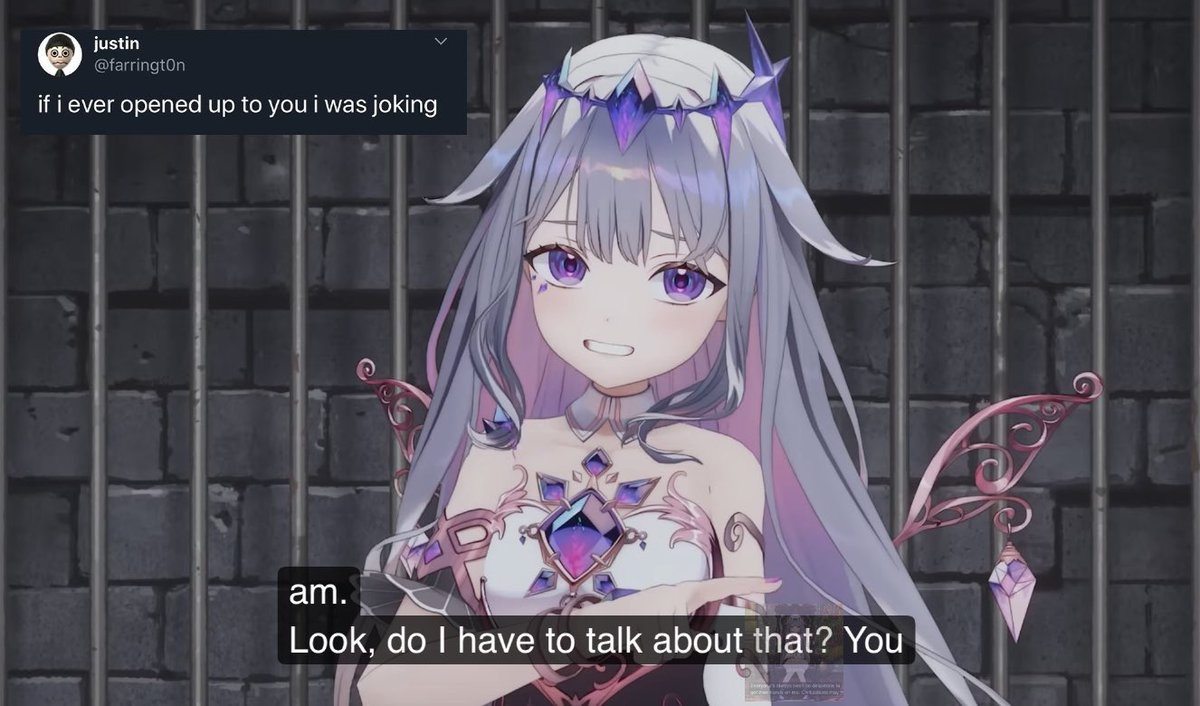 2PINGMS's tweet photo. watching bijou immediately switch from talking about how everybody has only ever used her to talking about her daily routine kinda felt like this https://t.co/xsmi8o1afr