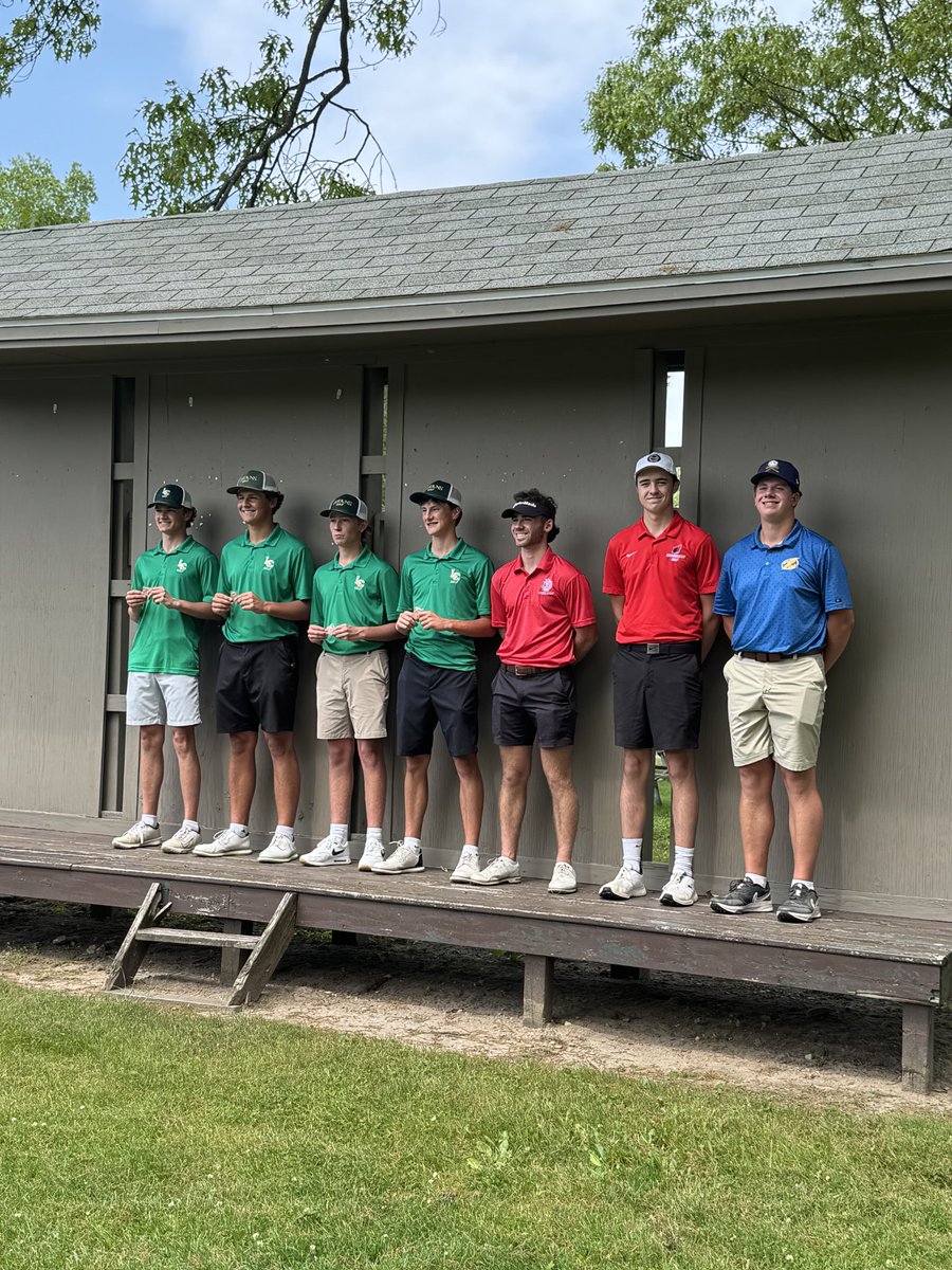 Clinton_Golf's tweet photo. The boys battled hard all the way to the end, but we ended up 3 shots short of achieving our goal. Our target score was 330, and we finished with 339. We finished on the most difficult hole on the course, the long par-4 17th hole. Our team was 11 over par on that one hole combined, and that was the difference from us making it. The boys are devastated but they put up a great fight. They were holding the 3rd spot the entire day without their "A" games, and proved they are one of the best teams in the state. 

Leading the way for the Redwolves was Junior Brandon Ruhl with a 79, good for 8th place overall out of 96 golfers. Brandon had a tough front nine 43, but rallied on the back nine with an one-over par 36, with 2 late birdies. His 79 earned him an individual spot in the state finals at Bedford Valley next week, along with Ida's Connor Zimmerman, who shot a 78. The two of them will represent the LCAA at the State Finals. Other scores:

Robert McDonald (Sr) - 83 - 20th
Vinny Skidmore (So) - 83 - 20th
Owen Wright (Jr) - 94 - 62nd
Cyle McLeod (So) - 98 - 77th

Golf can be a punishing game sometimes and the difference can be just one swing here or there. The team had an amazing season and hopefully they will be able to remember all of the Championships and great accomplishments they had once this one wears off. I am proud of all of them.

@LenaweeLodes