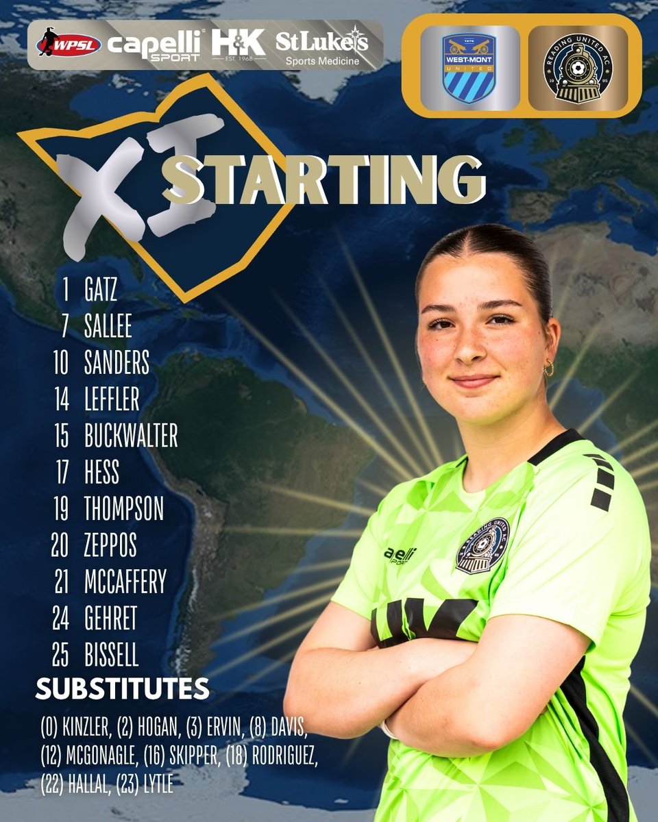ReadingUnited's tweet photo. 🔥One club. One mission. Tonight’s XI🔥
#DefendThe610 #RUAC
#WPSL #HerGame
#RollTrain https://t.co/eeVgyH4ep1