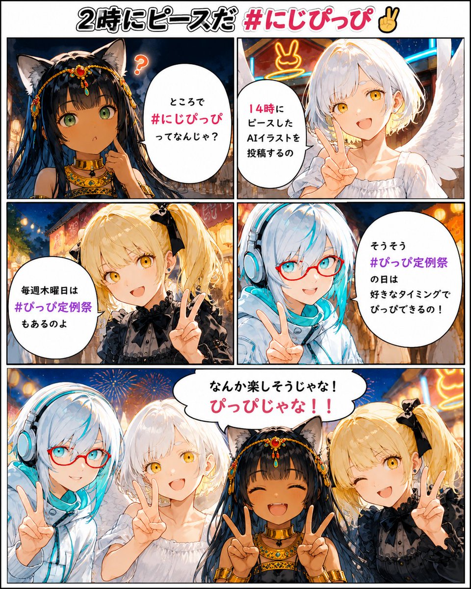 How To #にじぴっぴ✌️ そして #ぴっぴ定例祭 ってなんだ？ そんな