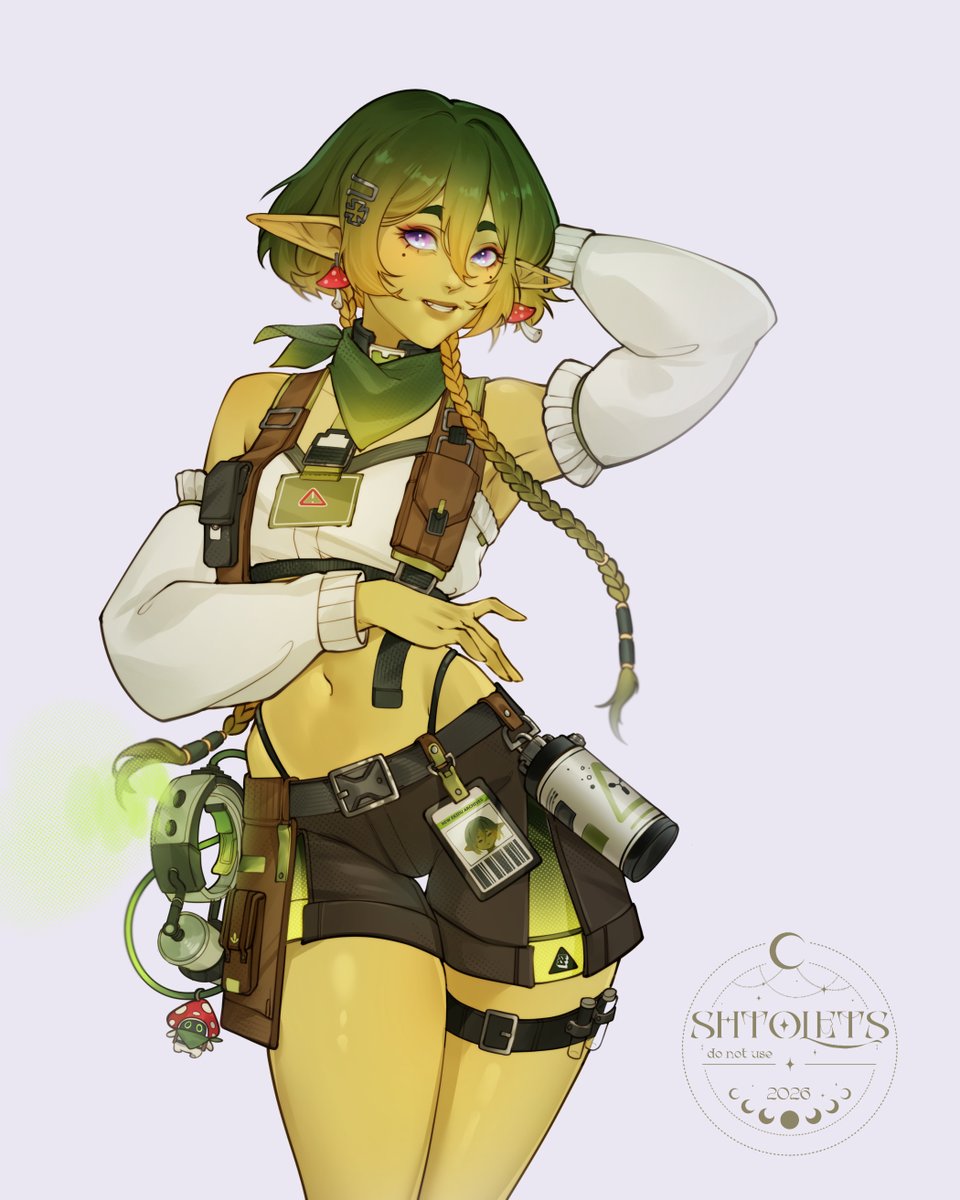shtolets's tweet photo. My ZZZ-sona ? (,; ⩌ ;,)
#zenless_zone_zero 
๑ Echo of mycelium fraction
๑ Ether support
๑ Hollow biotech
๑ Grows special mushrooms in hollows
๑ Utilizes spores for slowing down enemies and healing teammates
๑ Detects ether echo from nearby mycelium systems for navigation 🍄 https://t.co/Ik6wvQCWxj