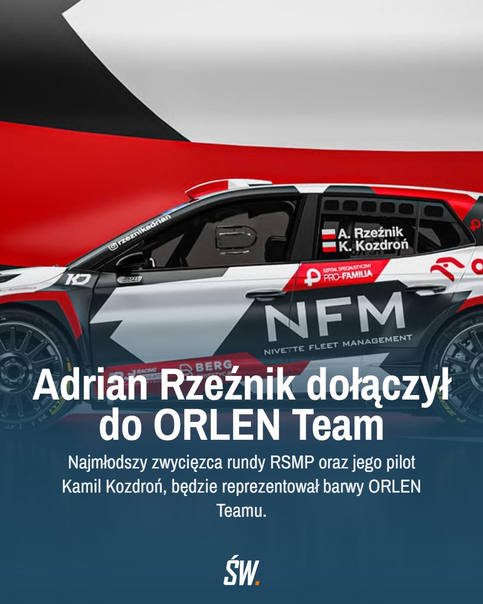 swiatwyscigow's tweet photo. Nie pozostaje nam nic innego, jak tylko życzyć @RzeznikAdrian_  i Kamilowi Kozdroniowi powodzenia.

#ERC #ERCPL #RSMP 

Szczegóły: https://t.co/CcA6gdWSAs https://t.co/amMpyy3PGm