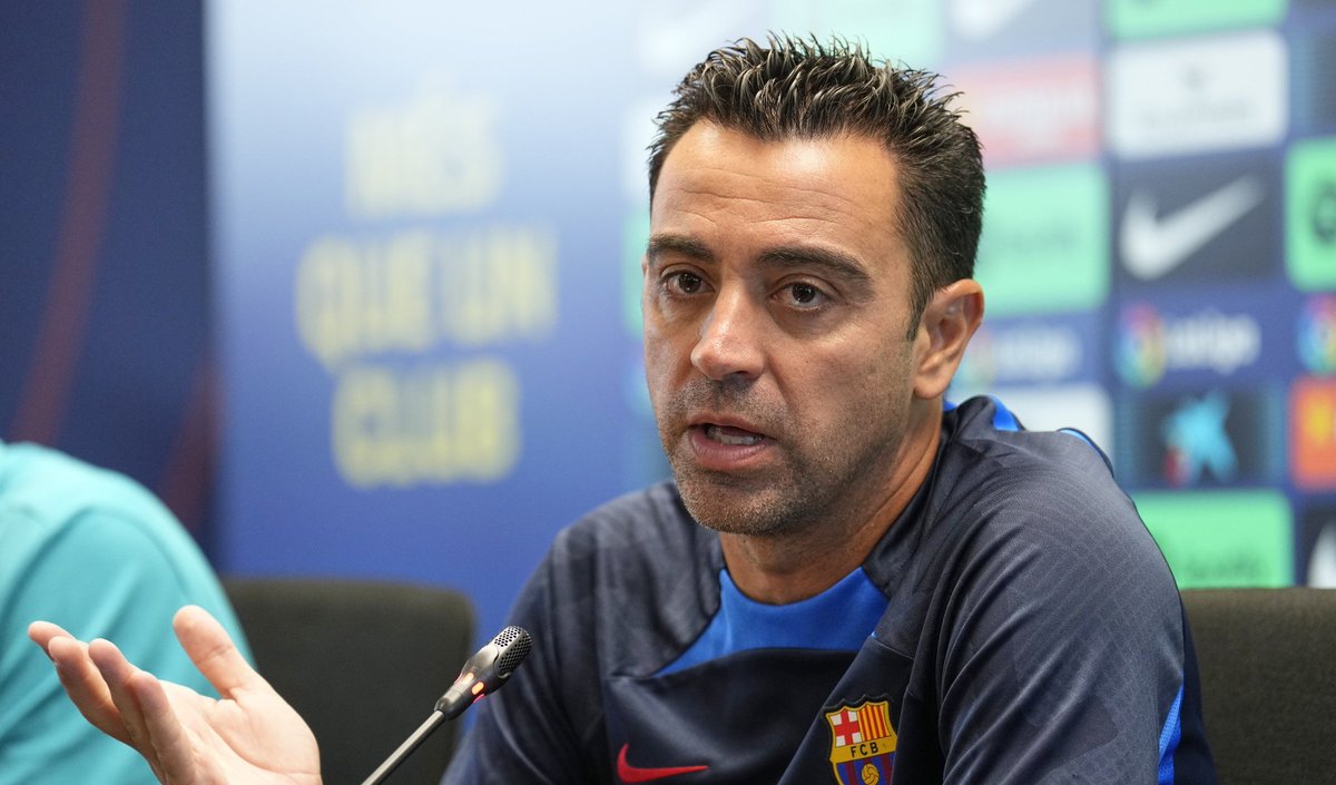 Què diria Xavi en roda de premsa? tweet media