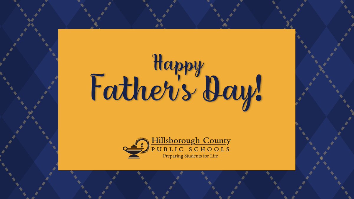 HillsboroughSch's tweet photo. Whether it’s helping with homework, attending school events, or giving the best pep talks, fathers and father figures make a difference every day. Wishing all of our amazing families a Happy Father’s Day! 🎉
#FathersDay #DadsRock #SchoolDistrict https://t.co/TmqUOrOK6A