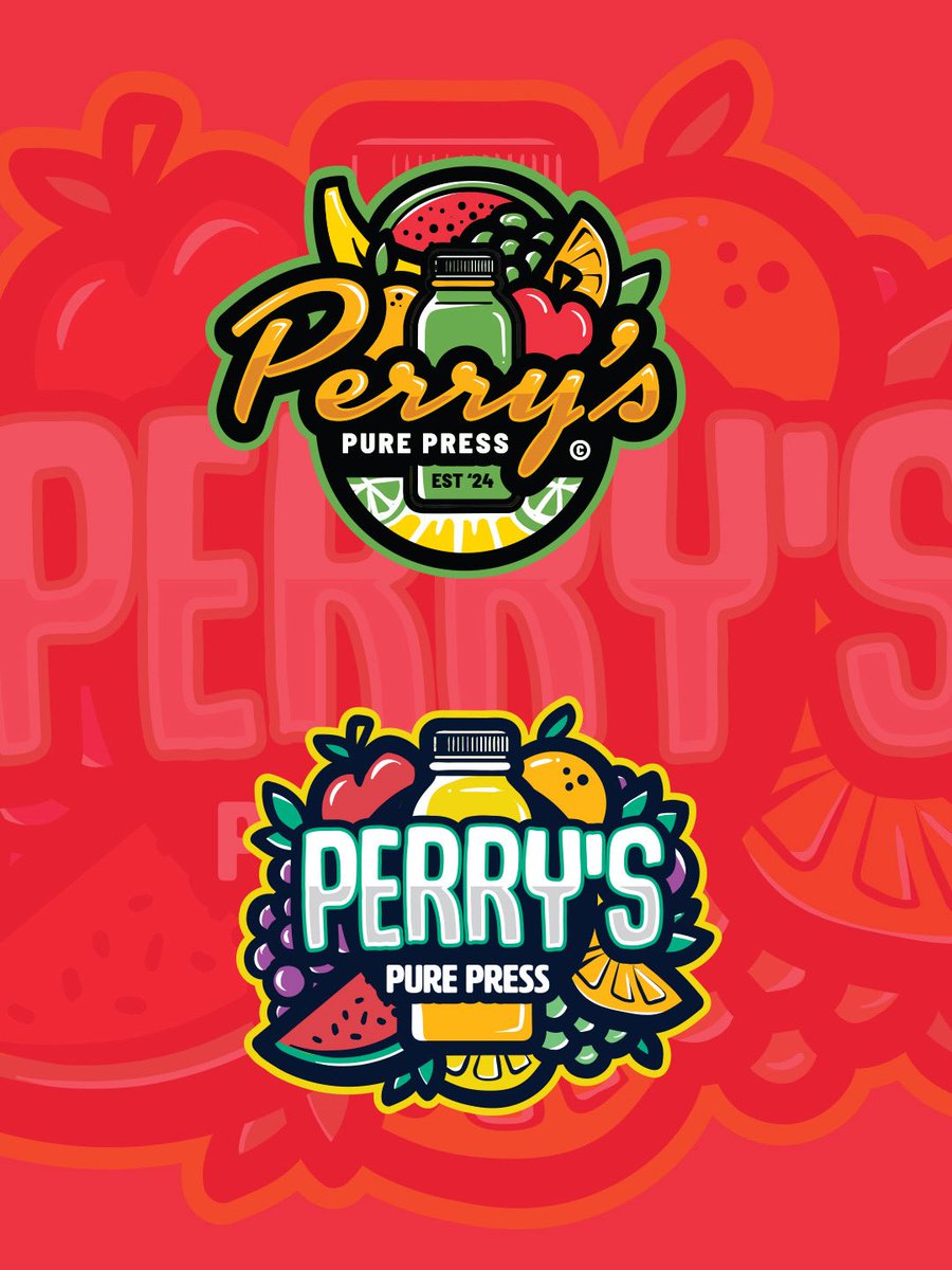 CurbsideBD's tweet photo. Badge Design for Perry’s Pure Press 🍁 https://t.co/ZBEHLiHNpS