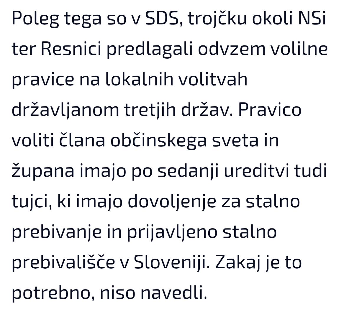tmoven's tweet photo. No, pa se je začelo. Na naslednjih volitvah bo dovoljeno glasovanje samo nam Slovencem s tristoletno dokazano avtohtonostjo. https://t.co/1OF3YCgfQQ