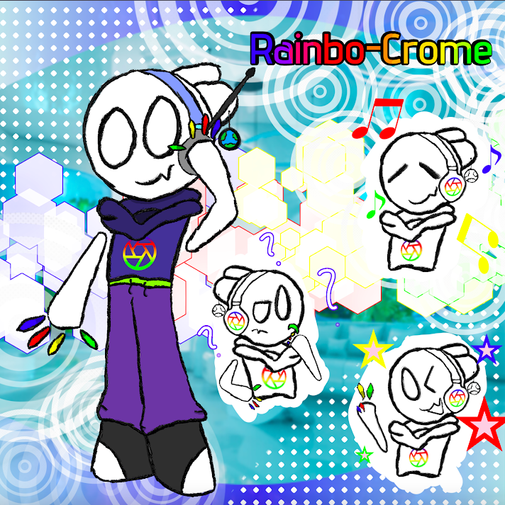 MaskedAllStar's tweet photo. #frutigeraero #frutigermetro #Y2K
Do you ever just listen to funky future music and two random characters just show up? Yep, that happened to me and I drew them. Meet KaWiWaCkY BeAr and Rainbo-Crome (he's the little fella from the poster last post just with a new form) https://t.co/K0F1f1bPhG