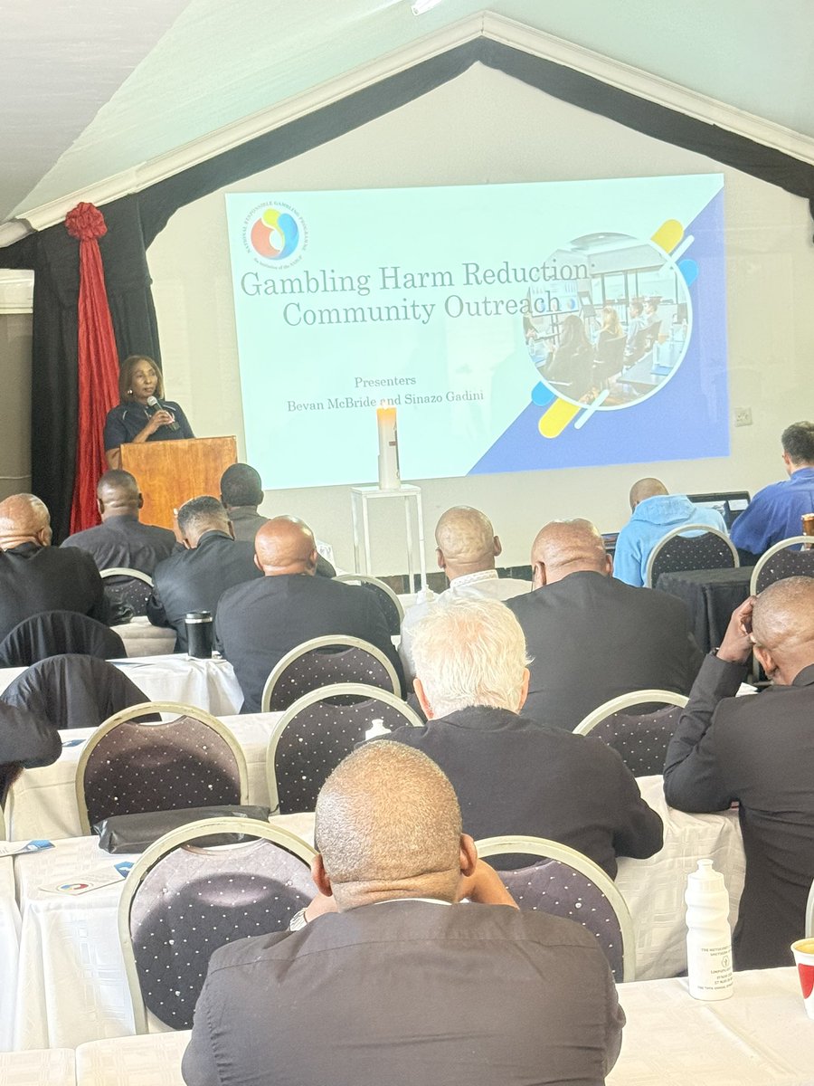 MPEconomicReg's tweet photo. The MER, together with the SARGF, had the privilege of presenting at the Methodist Church of Southern Africa Limpopo District Clergy Convocation on Gambling Awareness held at Nutting House Lodge, Mbombela Local Municipality.

The engagement focused on gambling awareness. #MER https://t.co/TeOeH2r4Y8
