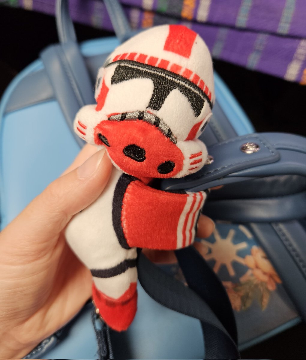 TrooperTarget's tweet photo. // I like to think keeping LilTarget on my bag was good luck in getting him restored quickly.

Everyone say Thank You to LilTarget 🫵 https://t.co/i5T2M6BeBn