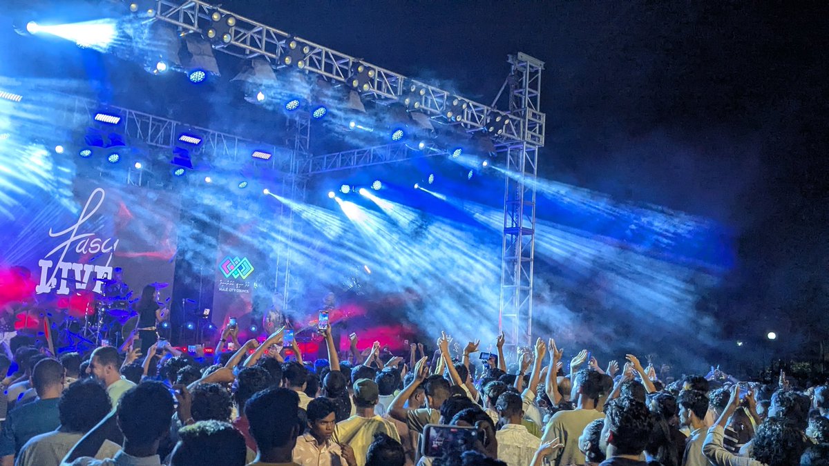 ctrlshiftdream's tweet photo. Thank you Malé city for showing up to celebrate with us! Eid foari was legit! 
@MaleCitymv @adamazim  💪 https://t.co/cYaBKADPRE