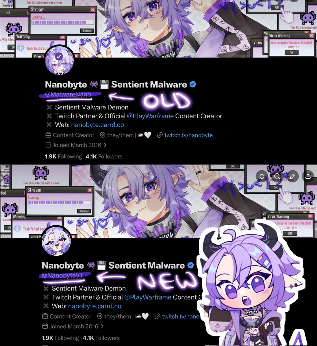 Nanobyte 👾💾 Sentient Malware tweet media