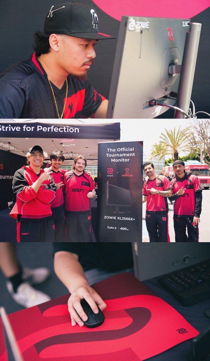 ZOWIEbyBenQUSA's tweet photo. The booth. The room. The stage.

Our XL2566X+ 400Hz DyAc 2 monitor was everywhere at VCT Americas this past weekend. Fans took on the Aim Challenge, creators visited our exclusive demo, and the pros pursued perfection on stage.

#ZOWIExVCTA2026 #StriveforPerfection #VCTAmericas