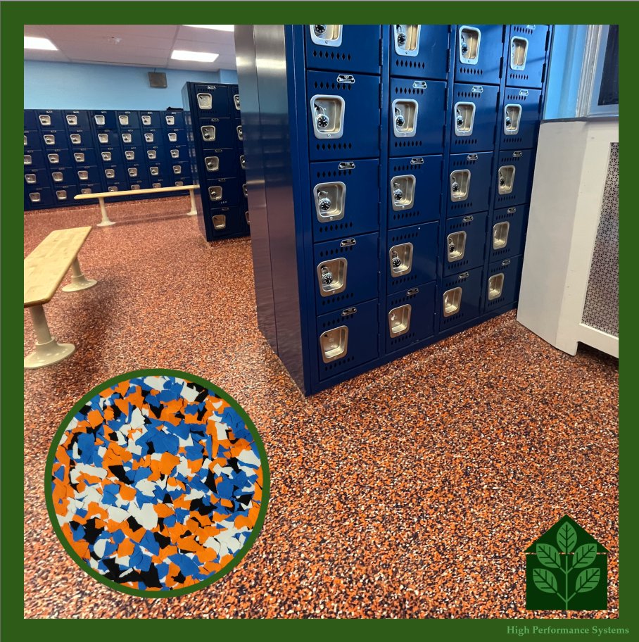 HighPerfSystems's tweet photo. Decorative #epoxyflakeflooring is a seamless, slip-resistant, and easy-to-clean solution built for high-traffic environments. 
✔ Slip-resistant texture
✔ Easy maintenance
✔ Durable, long-lasting 
✔ Custom flake color blends available
https://t.co/aT3Q0WJywP #floorcontractornj https://t.co/dHwJ47N6VZ