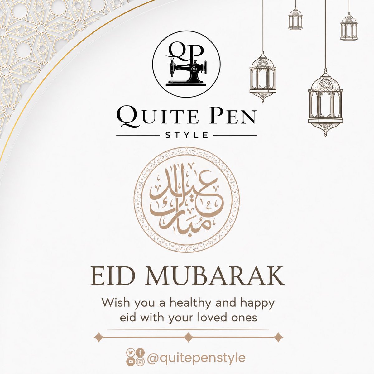 QuitePenStyle's tweet photo. We pray this Eid brings prosperity, beautiful moments, and unforgettable memories to you and your loved ones.

Stay elegant. Stay timeless.
Quite Pen Fashion Design 🌙

#eidmubarak #followers #fashiondesign #tailoring https://t.co/6fxApnrWu9