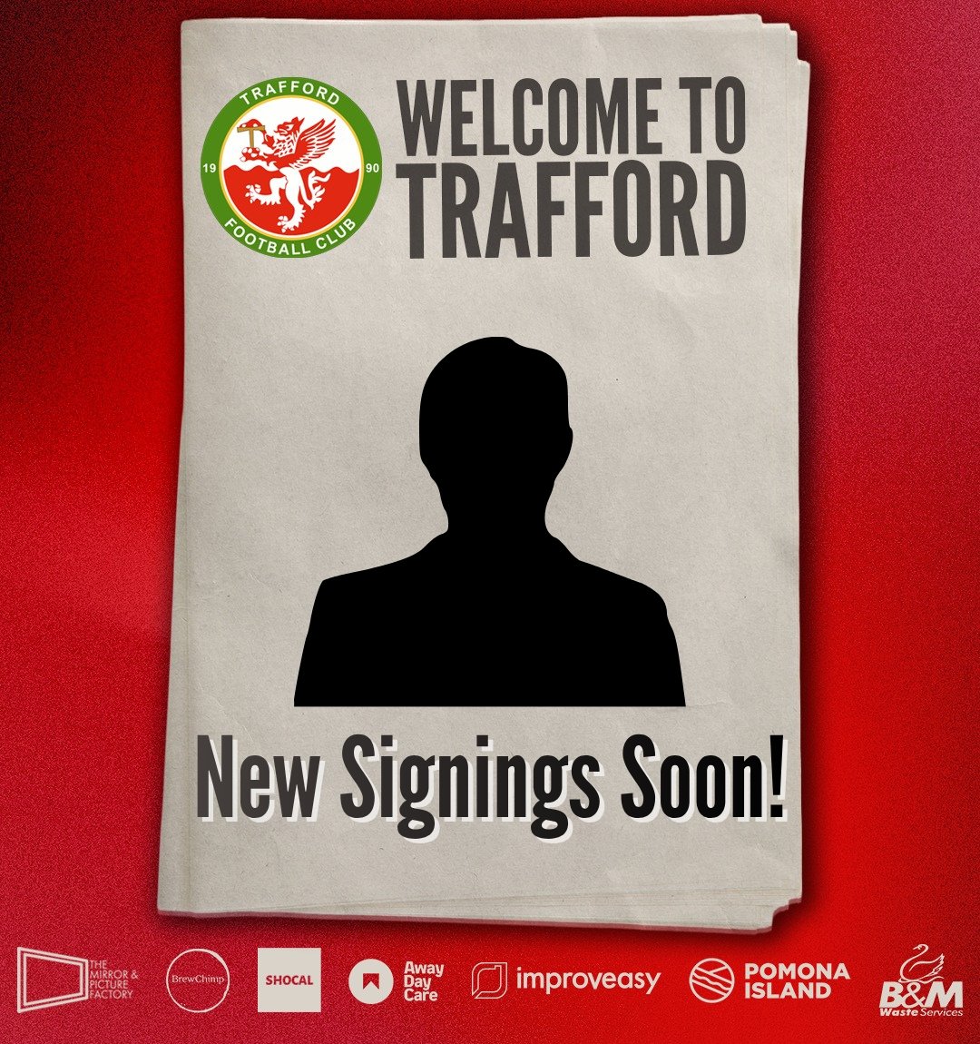 FCTrafford's tweet photo. New signings afoot, keep an eye on the socials! https://t.co/SmA63CfnCk
