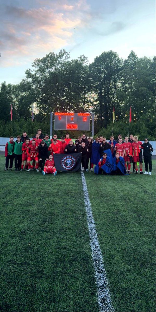 FcZnamya's tweet photo. THE MATCH IS OVER 🔥 

WE END THE MATCH WITH A BEAUTIFUL VICTORY 
7️⃣:0️⃣ 

Goals: 
⚽️ ‘ Nikita Ershov
⚽️ ⚽️ ‘ Egor Aksenov
⚽️ ‘ Dmitry Bushuev
⚽️ ‘ own goal
⚽️ ‘ Daniil Shanin 
⚽️ ‘ Anton Kashpersky 

Congratulations on the victory! ❤️🧡
Thanks for the support! 🔥 https://t.co/CNvqBuUCuX